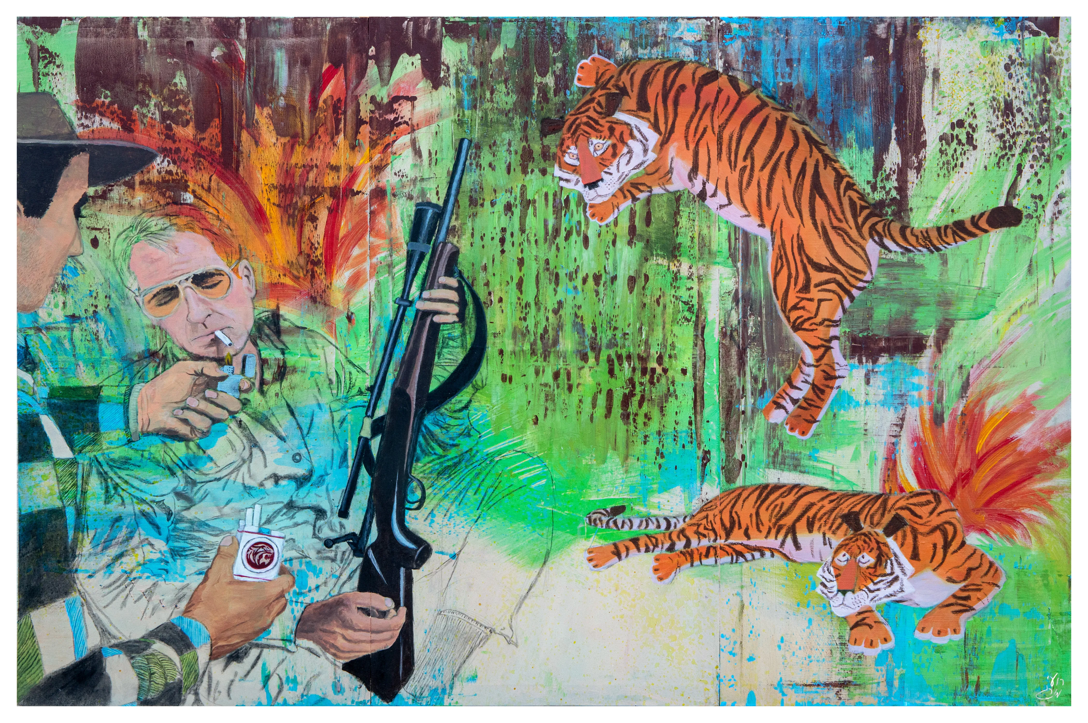Tiger King, 2025, from the Intersections series.